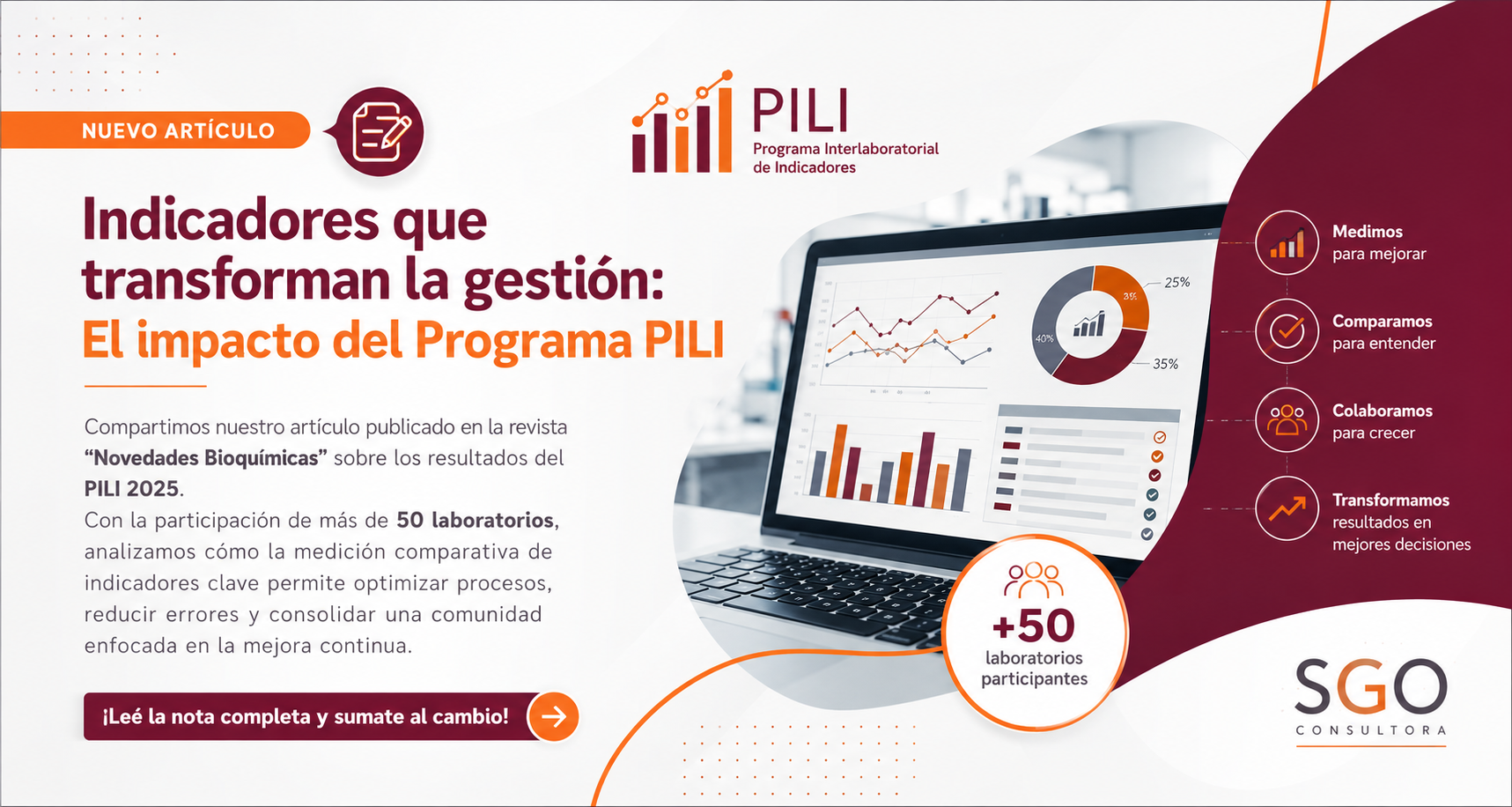 Indicadores que transforman la gestión: El impacto del Programa PILI